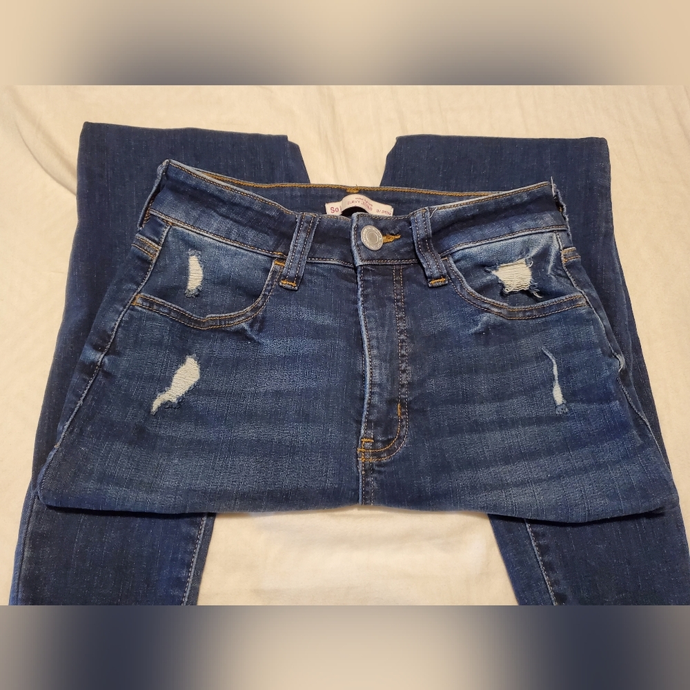 Women's Denium Blue Curvy Jeggings
